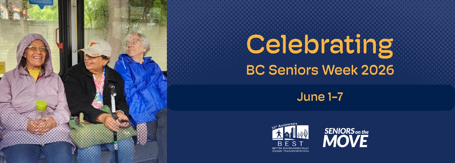 Banner Celebrating BC Seniors Week 2026, June 1-7