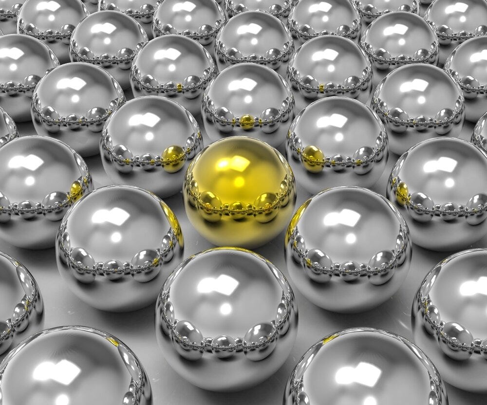 Unique Sphere Shows Standing Out