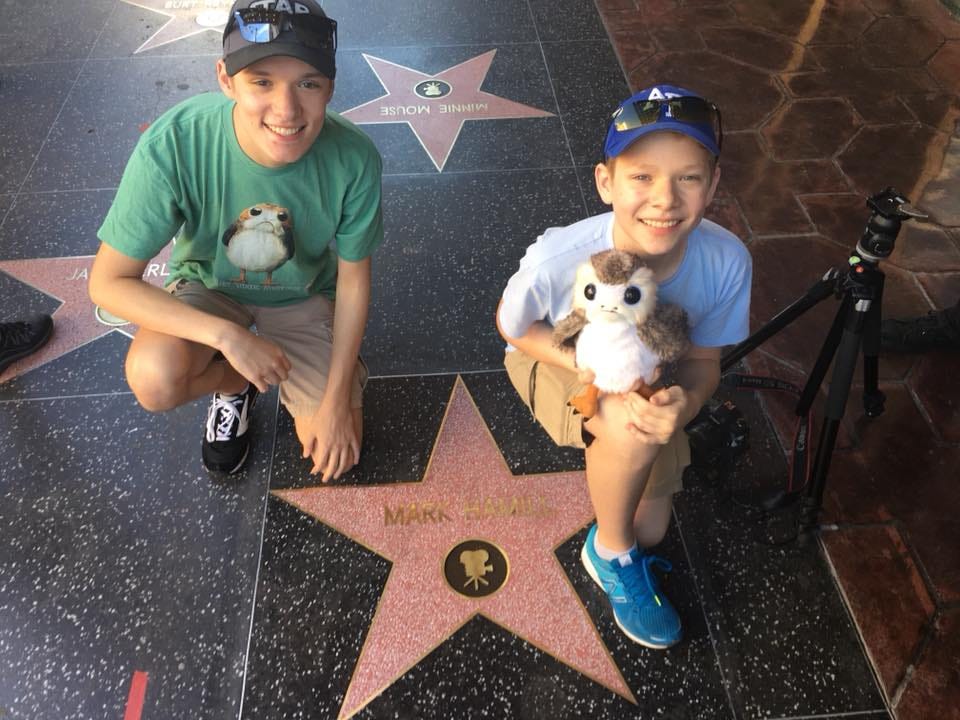 Sam and Nate (and Terbus) after Mark Hamill received his star on the Hollywood Walk of Fame - Announcement About the Future of Tatooine Sons: A Star Wars Podcast Announcement About the Future of Tatooine Sons: A Star Wars Podcast - Tatooine Sons