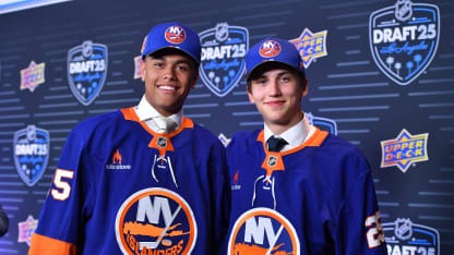 Islanders Add Two Highly Touted Prospects with Back-to-Back Picks in 2025  NHL Draft | New York Islanders