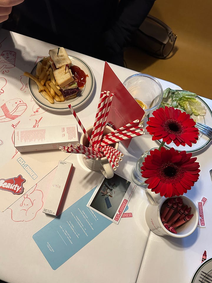 Isla Beauty turned Isla Diner - event celebrating The Elixir at NYC's Golden Diner I attended