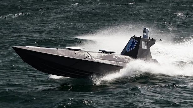 UK Navy's K3 Scout Spy Drone, with a maximum speed of 100 km/h and capable of 30 days of continuous remote operation. /Kraken Technology Group UK Navy's K3 Scout Spy Drone, with a maximum speed of 100 km/h and capable of 30 days of continuous remote operation. /Kraken Technology Group