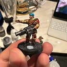 Hobby: Another Cadian Command Squad, and a challenge