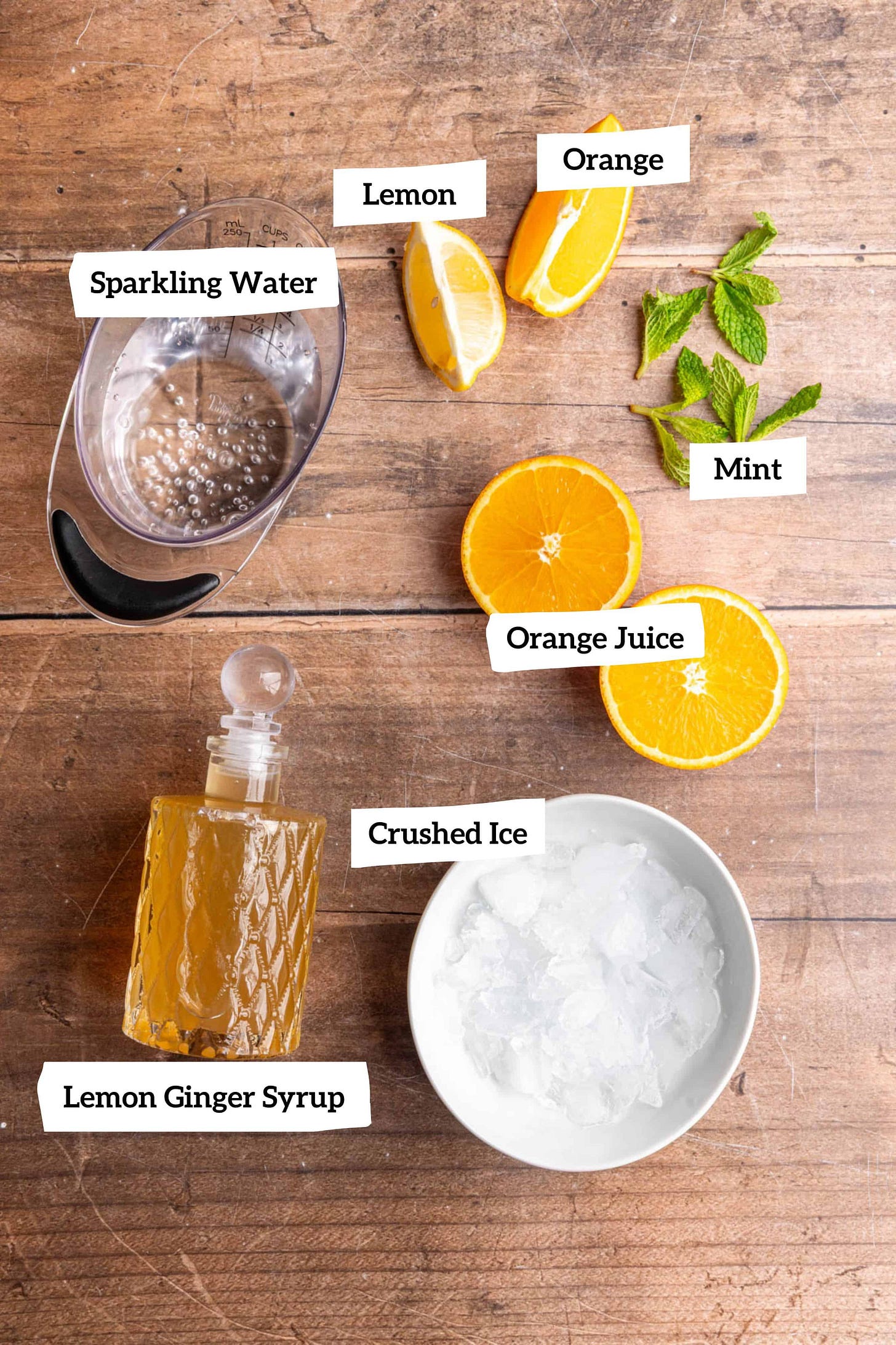 Citrus Mocktail Ingredients