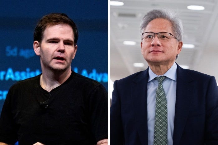 Groq founder Jonathan Ross and Nvidia CEO Jensen Huang, in tie, became closer in recent months.