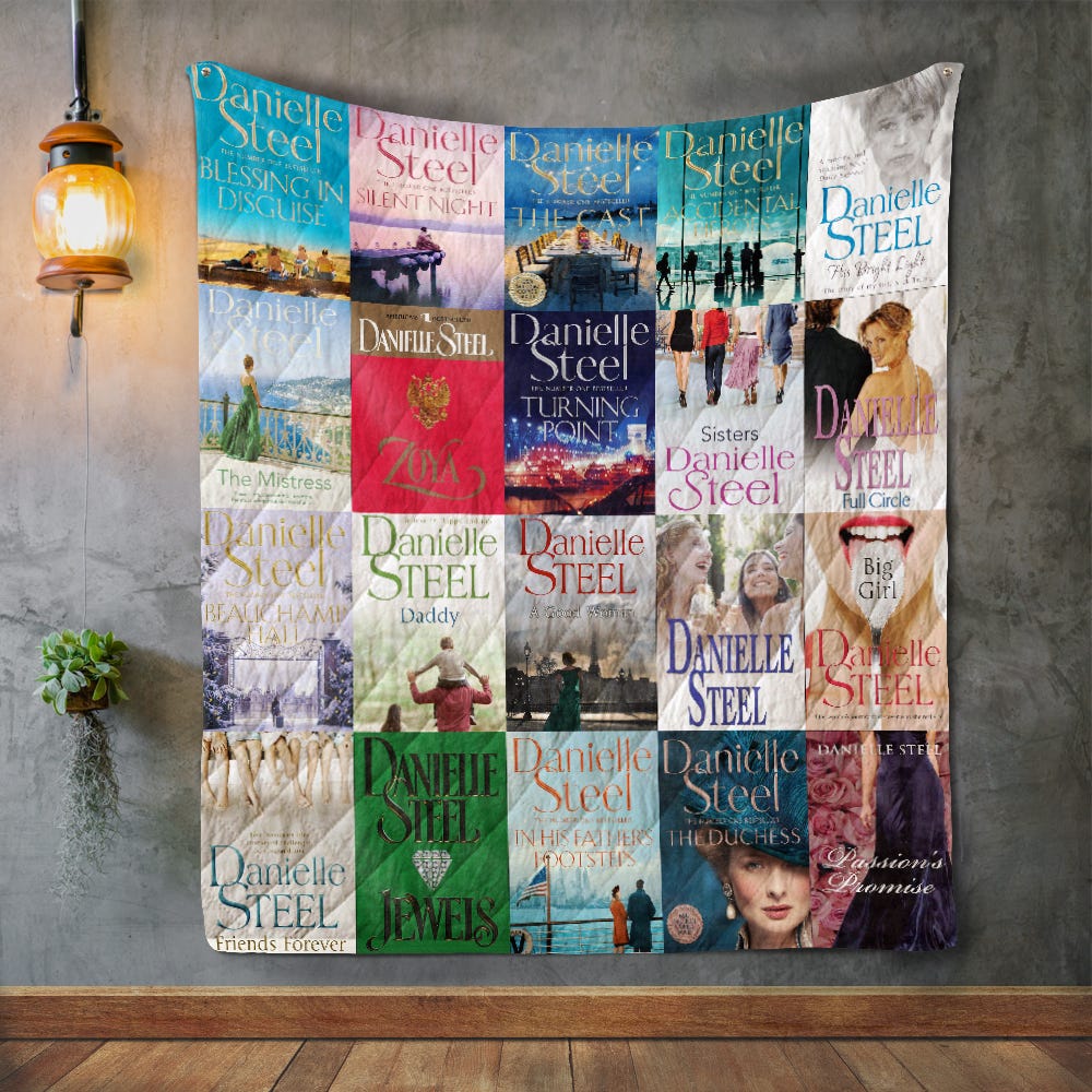 Danielle Steel Books Quilt Blanket – DovePrints