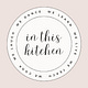 In This Kitchen