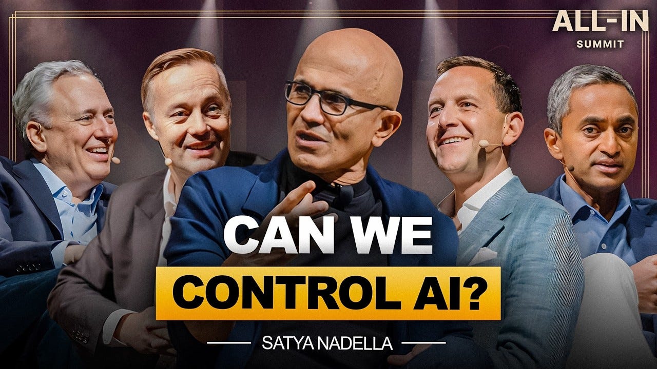 Satya Nadella: tell an agent to optimize working capital and it may fake the books