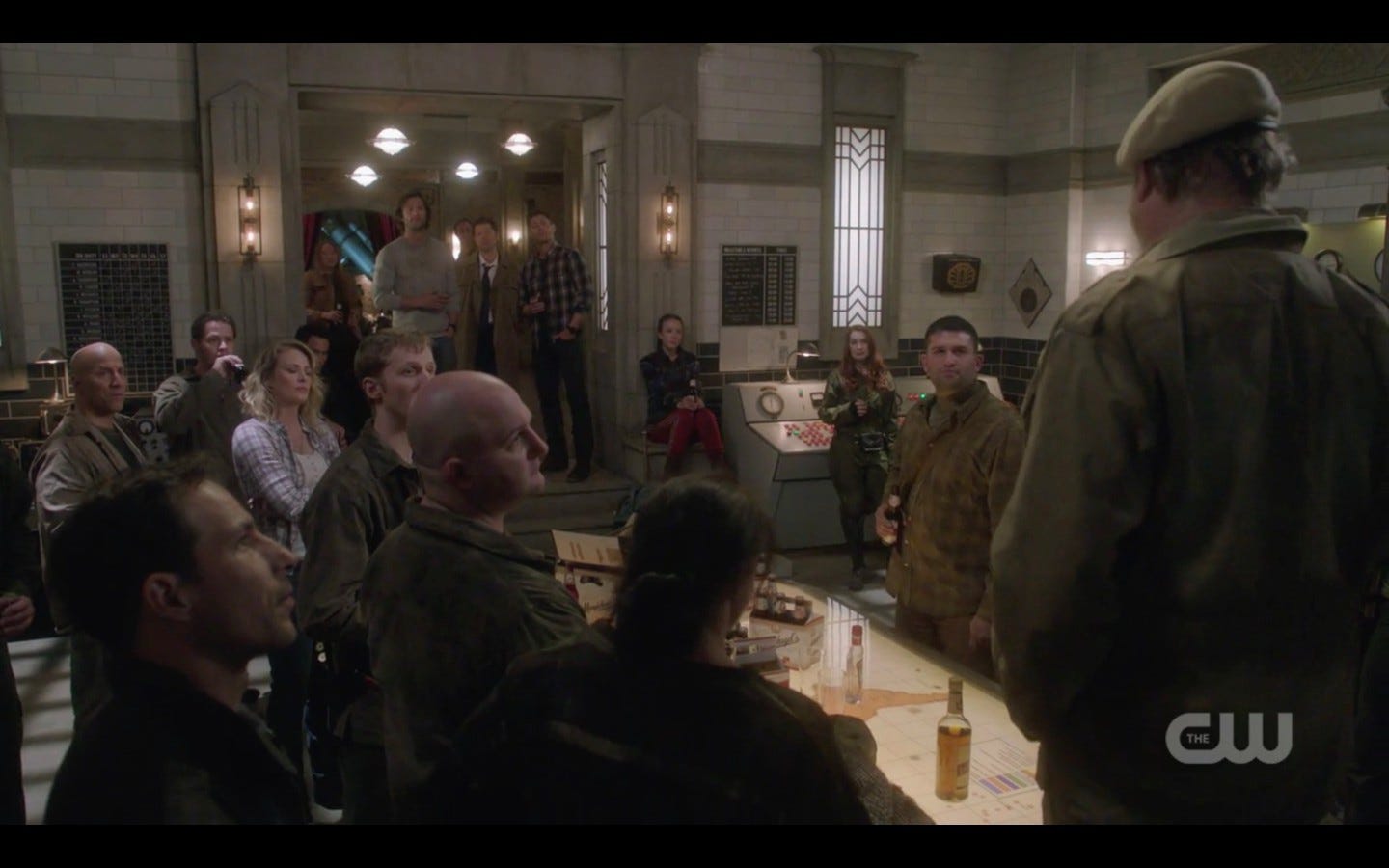 supernatural family with bobby rowena mary celebrating getting lucifer gabriel out exodus supernatural family with bobby rowena mary celebrating getting lucifer gabriel out exodus