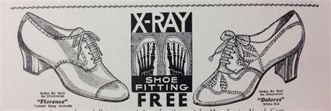 X-ray shoe fitting (1934) : vintageads