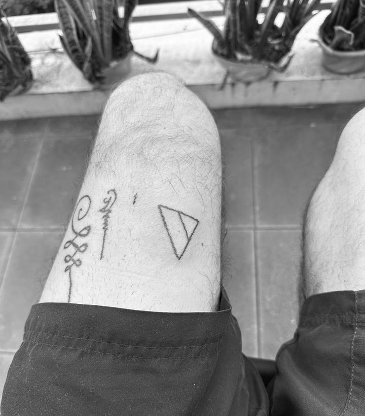 hand poke tattoo, Vietnam, Lunar New Years