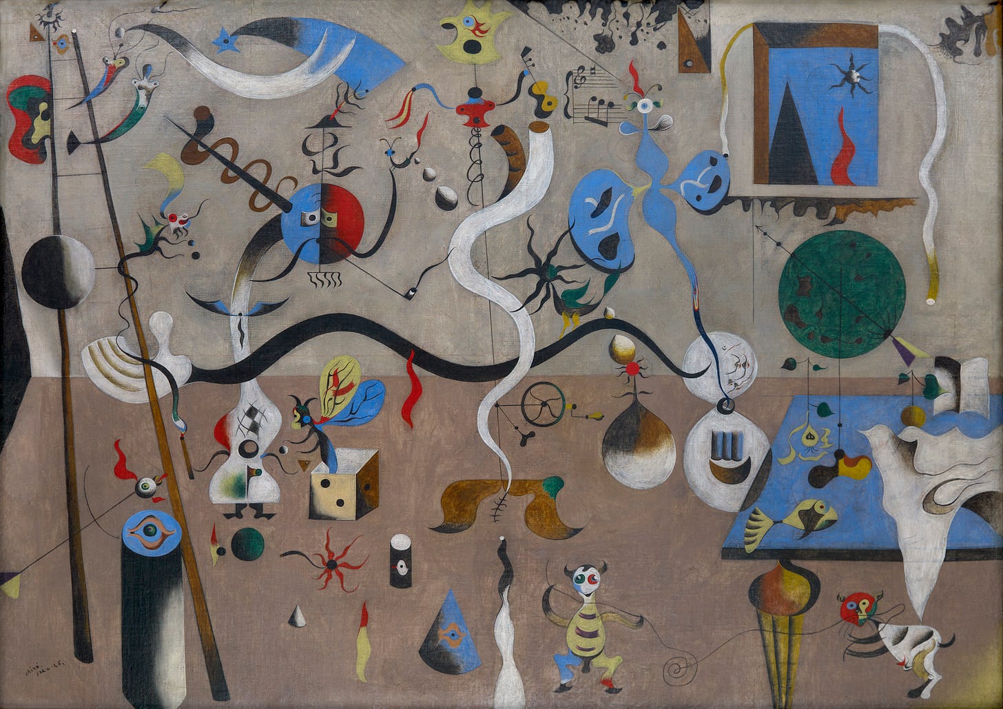 Joan Miró, The Harlequin's Carnival, 1924 to 1925