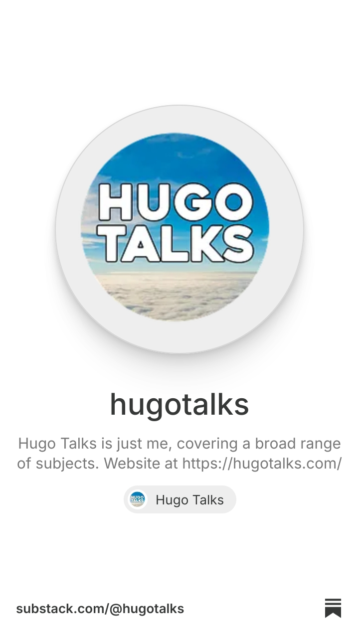 hugotalks | Substack