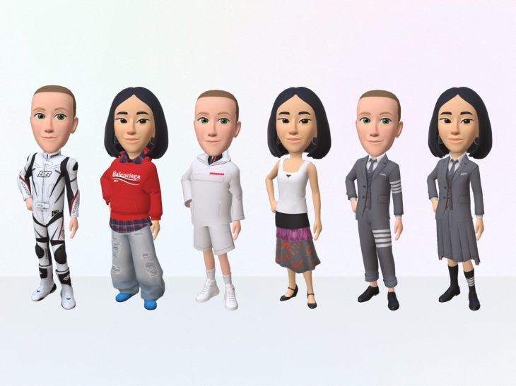 Meta avatars store Meta avatars store