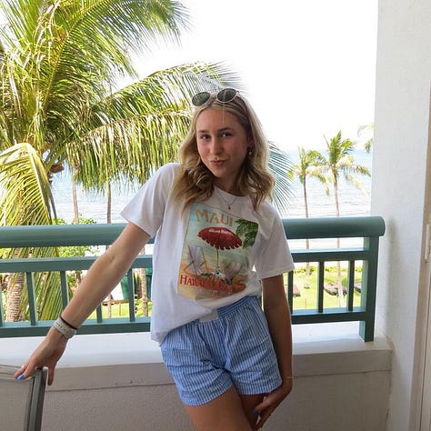 people wearing blue and white boxer shorts with graphic tee