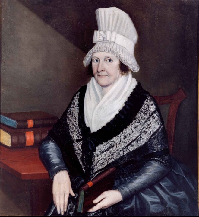 Reuben Moulthrop, Mary Fish Noyes Silliman, 1795. Courtesy of Connecticut Collections. Reuben Moulthrop, Mary Fish Noyes Silliman, 1795. Courtesy of Connecticut Collections.