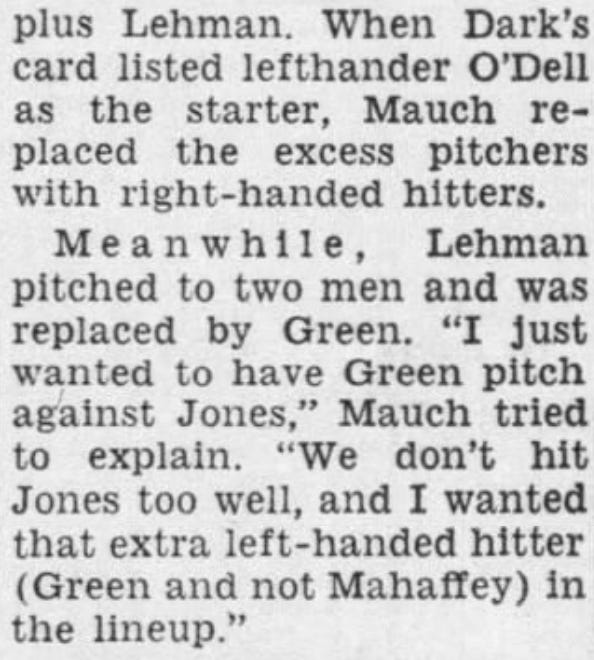 1961 Daily News Crazy Phillies Game