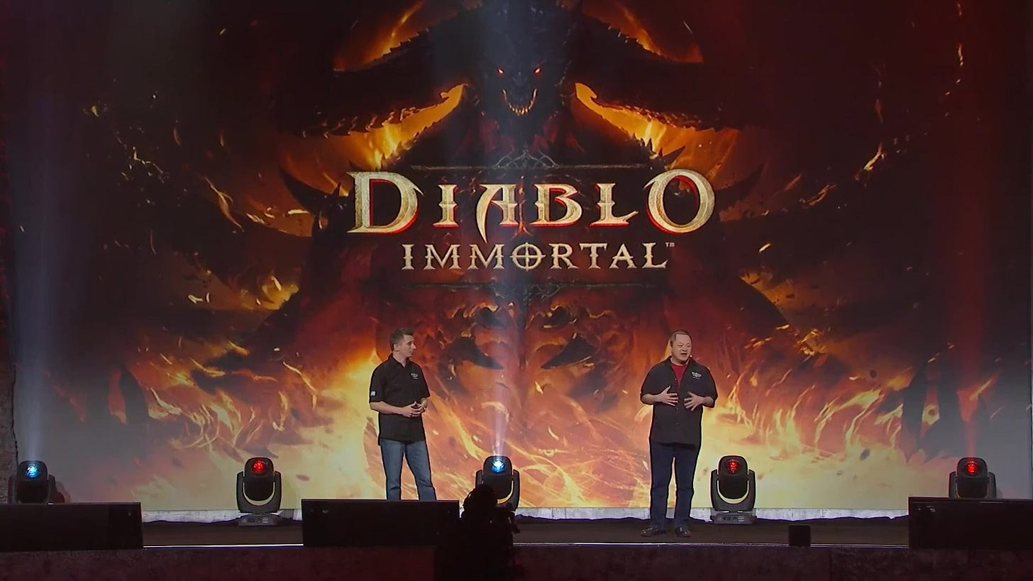 BlizzCon 2018 Diablo Immortal Q&A Panel Transcript BlizzCon 2018 Diablo Immortal Q&A Panel Transcript