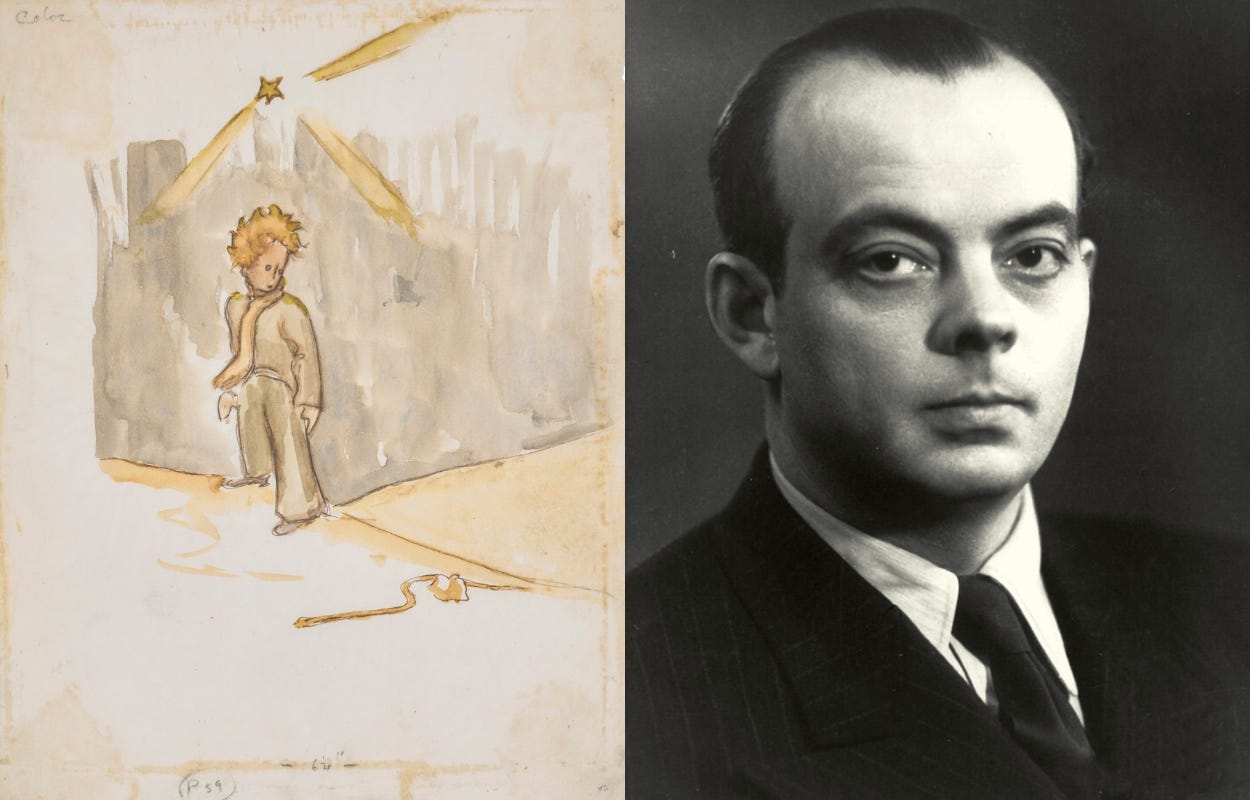 Original watercolor of The Little Prince sold for €350,000 at auction - Le  Petit Prince