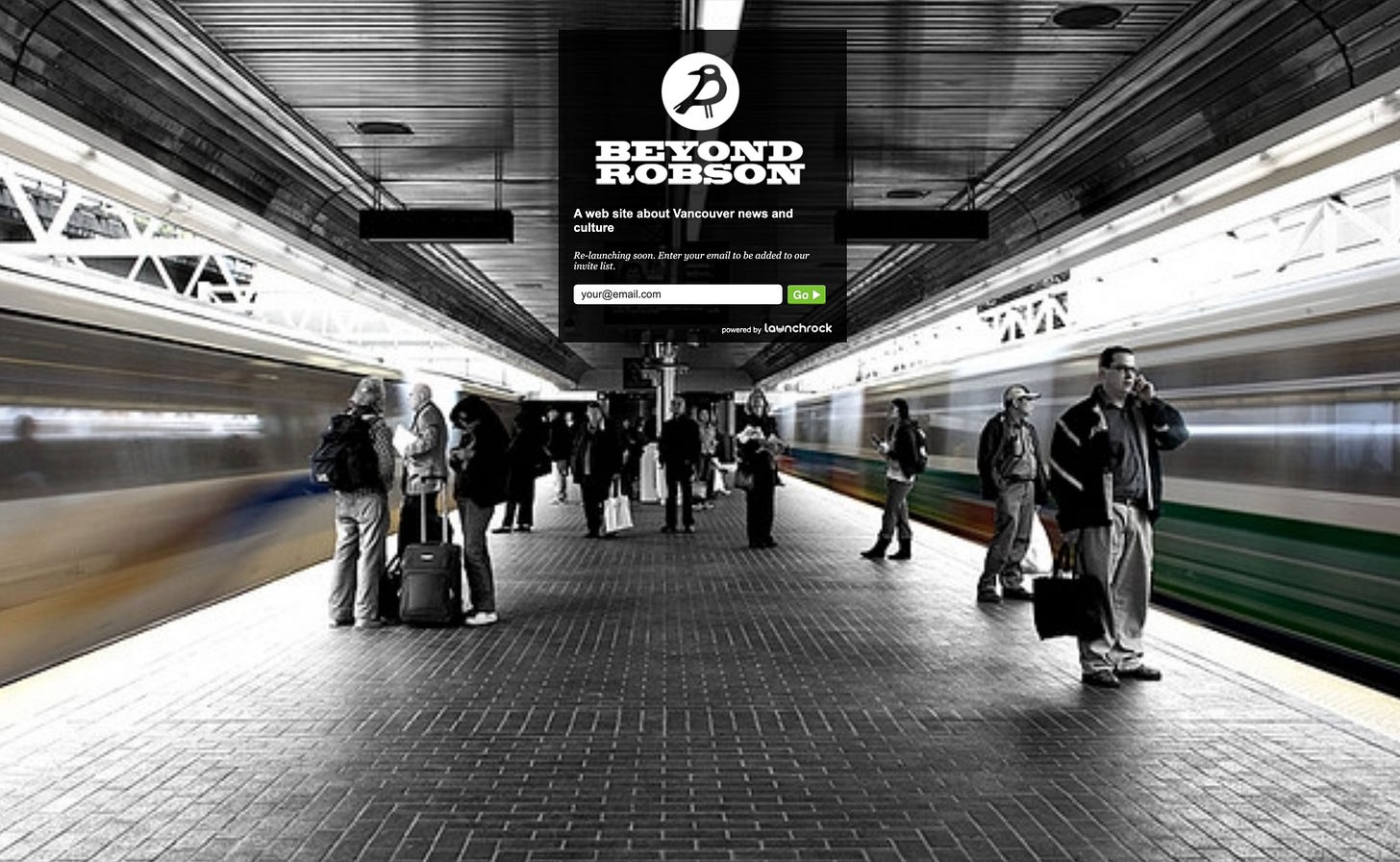 beyond robson website