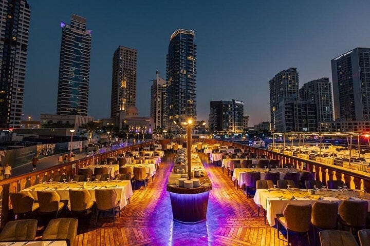 Dhow Cruise Dinner: Dubai Marina Views: Book Tours & Activities at Peek.com Dhow Cruise Dinner: Dubai Marina Views: Book Tours & Activities at Peek.com