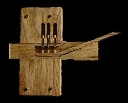 A mock-up of the "Egyptian Lock" at Nineveh.