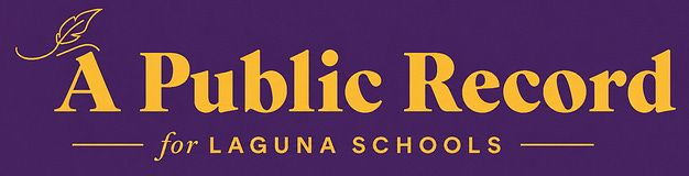 A Public Record for Laguna Schools