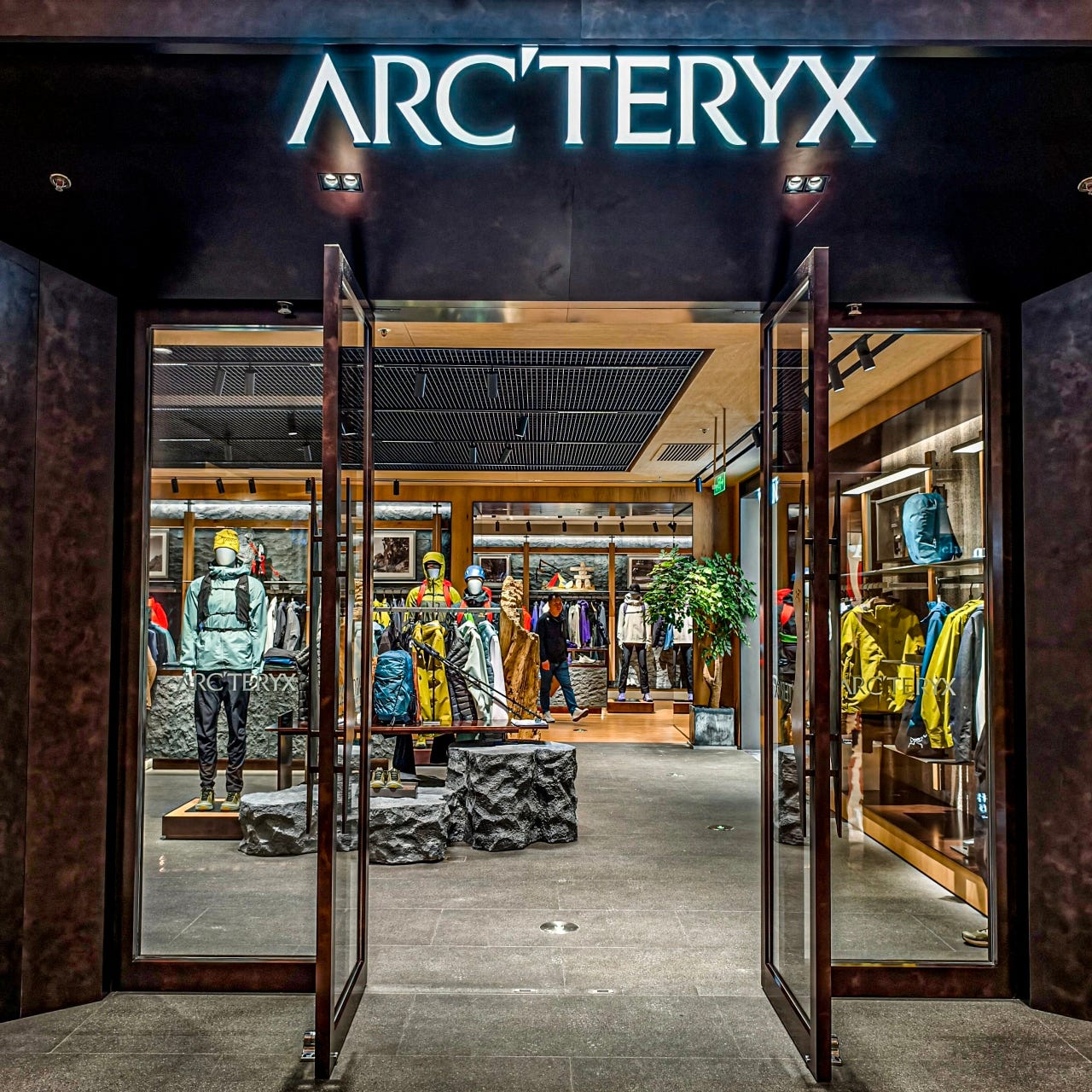 Arc'teryx store in Beijing, China. Arc'teryx store in Beijing, China.
