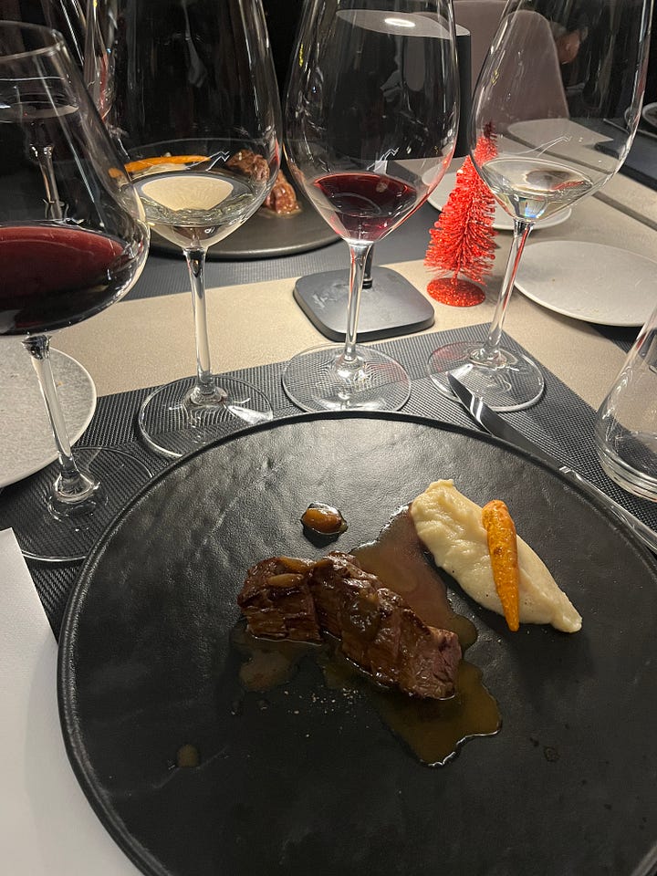 Tasting menu at Merceri food & drink