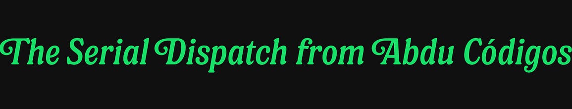 COM6: The Serial Dispatch from Abdu Códigos