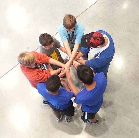 scenes of student experiences at the Bard Math CAMP
