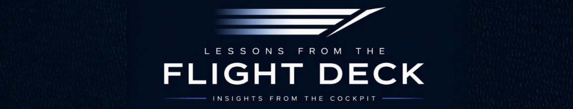 Lessons From The Flight Deck ✈