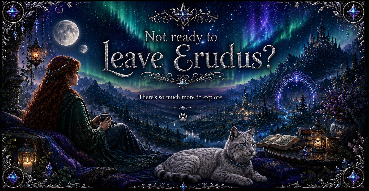 Not ready to Leave Erudus Not ready to Leave Erudus