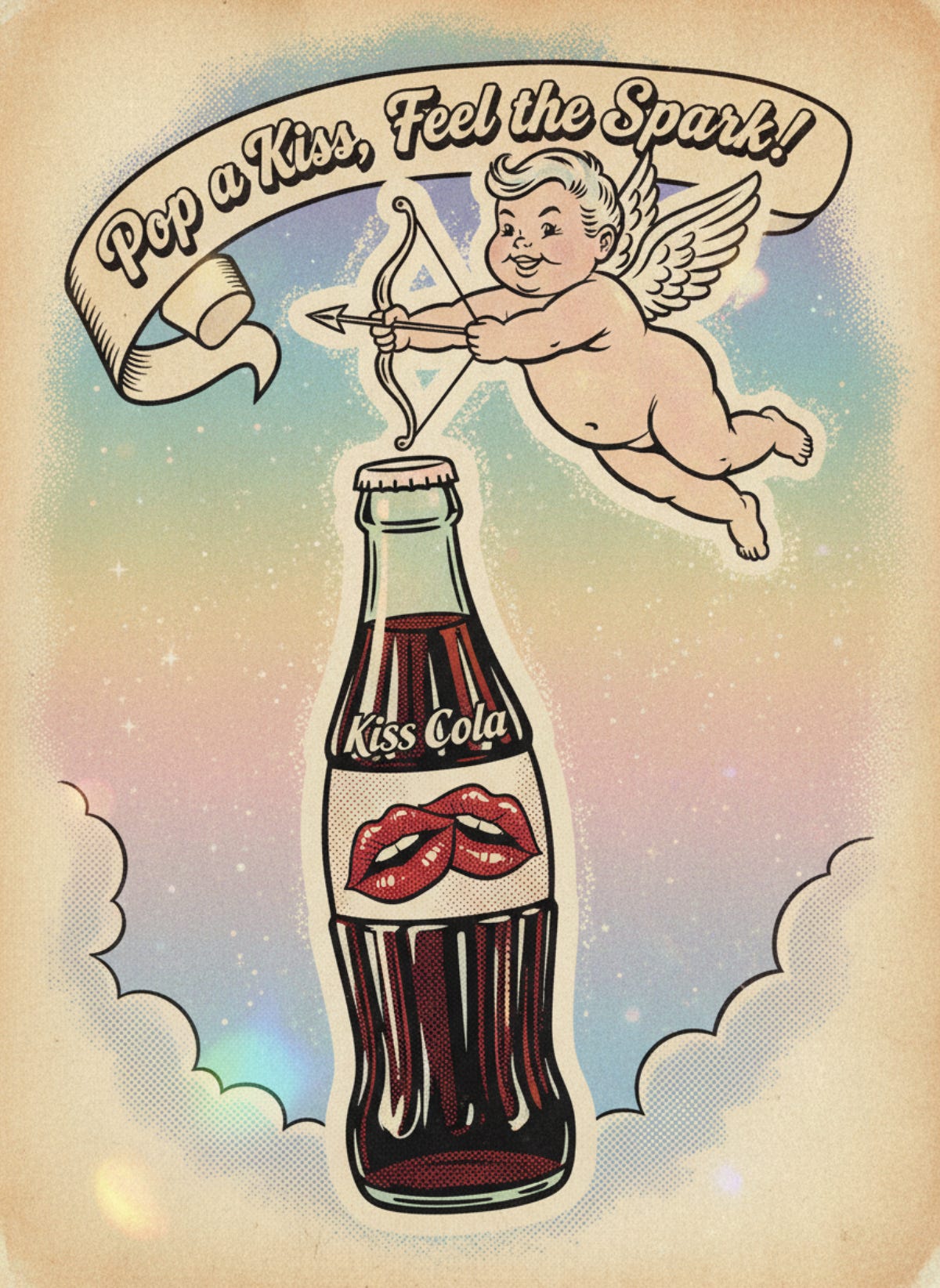 Cupid kiss ad