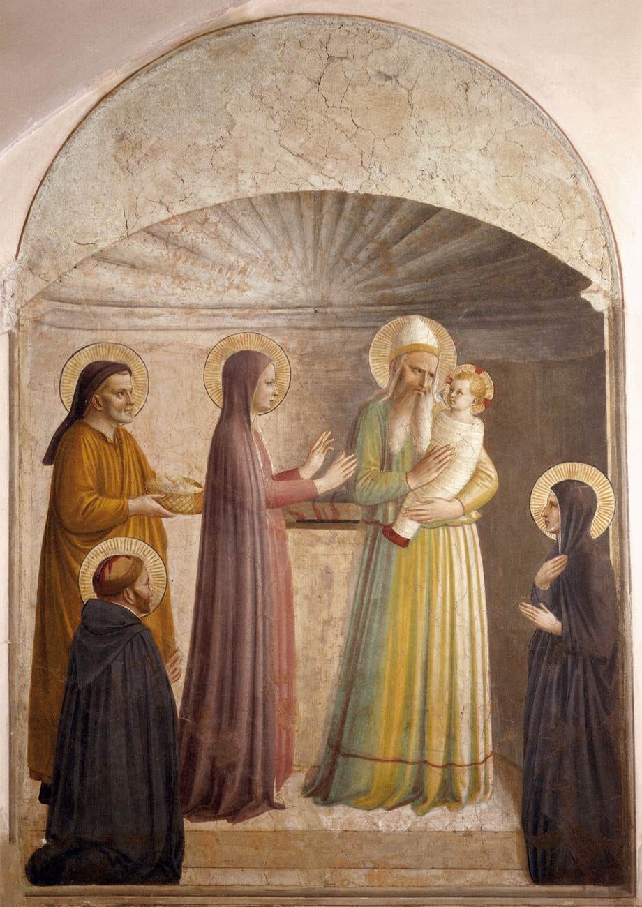 Cell 9, The Coronation of the Virgin - Fra Angelico