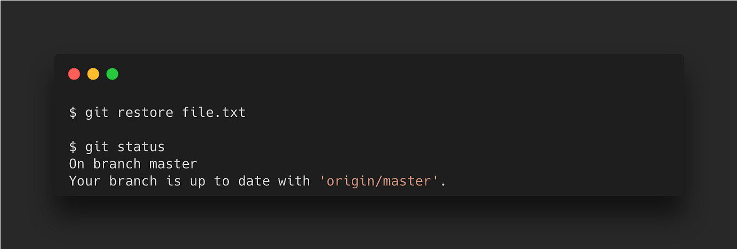 Git Explained - Unstage, Unmodify & Undo