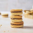 Biscuits fourrés choco-noisettes
