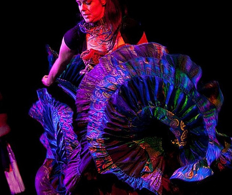 Big skirts a-fly in a variety of hues and textures.