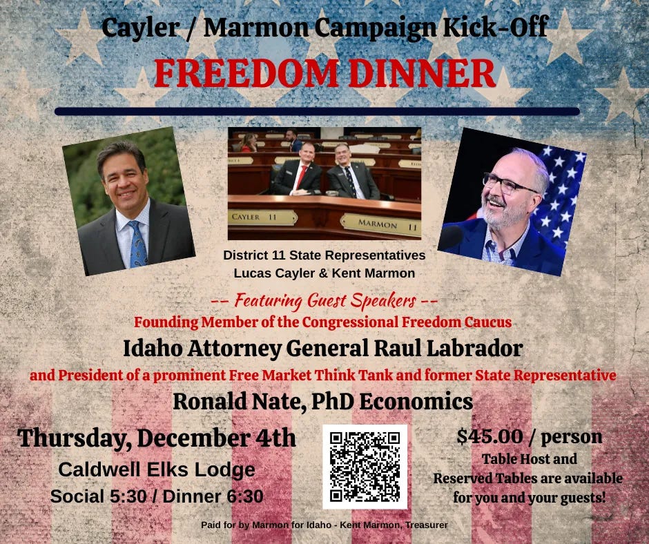 Idaho Politics & Elections — The 2026 Primary is Only Seven Months Away!