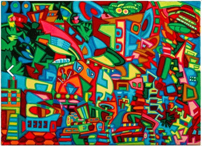 Une peinture de l'artiste Captain Cavern Une peinture de l'artiste Captain Cavern