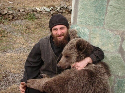 “St. Seraphim, like Francis of Assisi, talked to animals. One day two nuns saw him deep in conversation with a bear. The bears of the Russian forests are very ferocious, and the two women were terrified. But Seraphim reassured them and showed them...