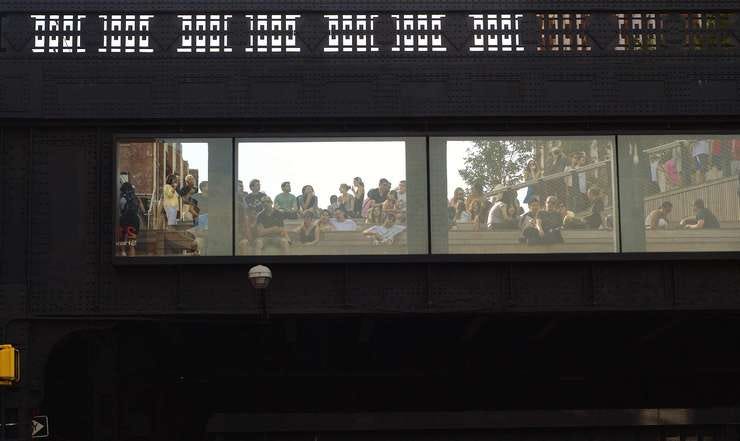 High Line Bleachers, New York City, August 2010.