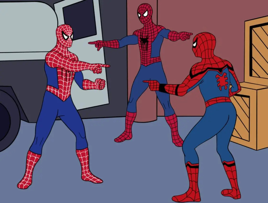 Spiderman Pointing Meme Template - HumorNama Spiderman Pointing Meme Template - HumorNama