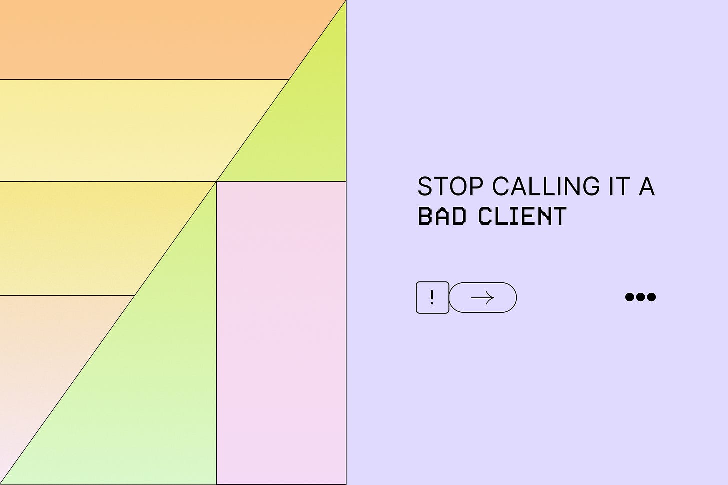 Stop Calling It a 