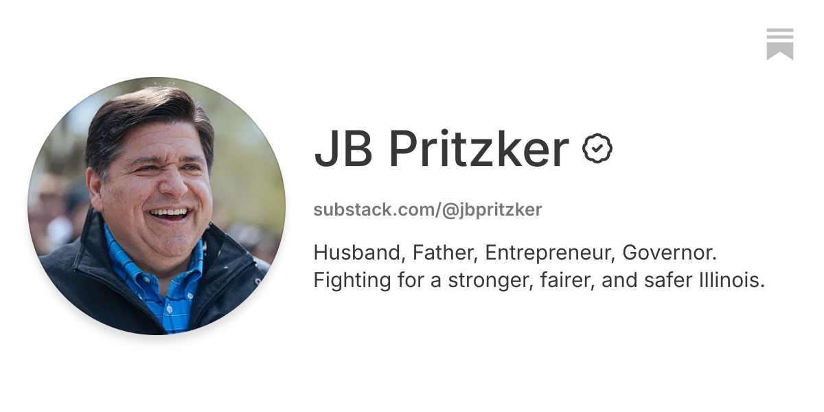 JB Pritzker | Substack