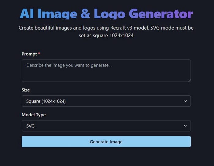 Recraft V3 SVG — AI Icon generator Cartario.com