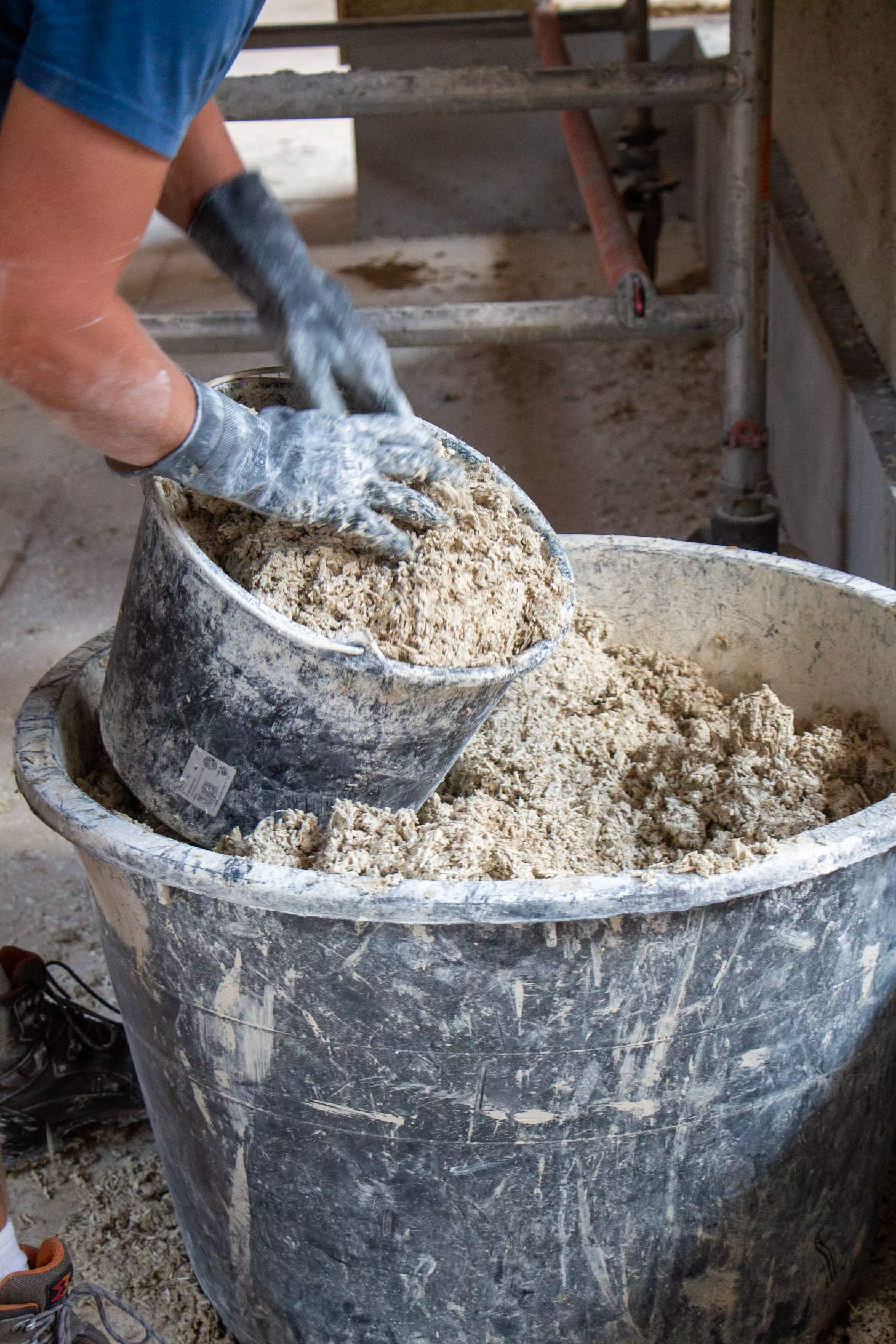 Hempcrete workshop Usquare | BC studies Hempcrete workshop Usquare | BC studies