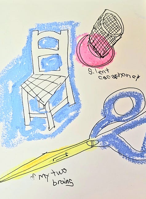 Mixed media collages & drawings, 2021-2024