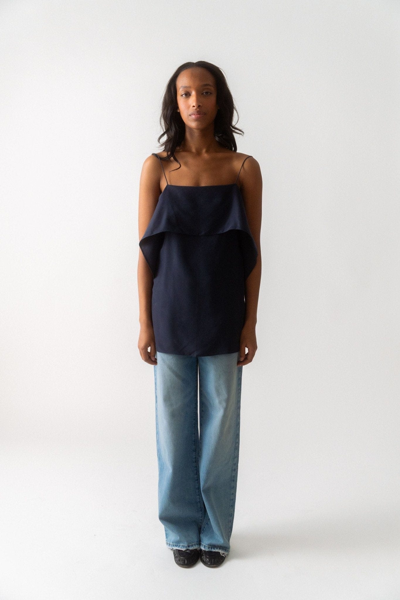 Toteme Draped Silk Cami - Bessette