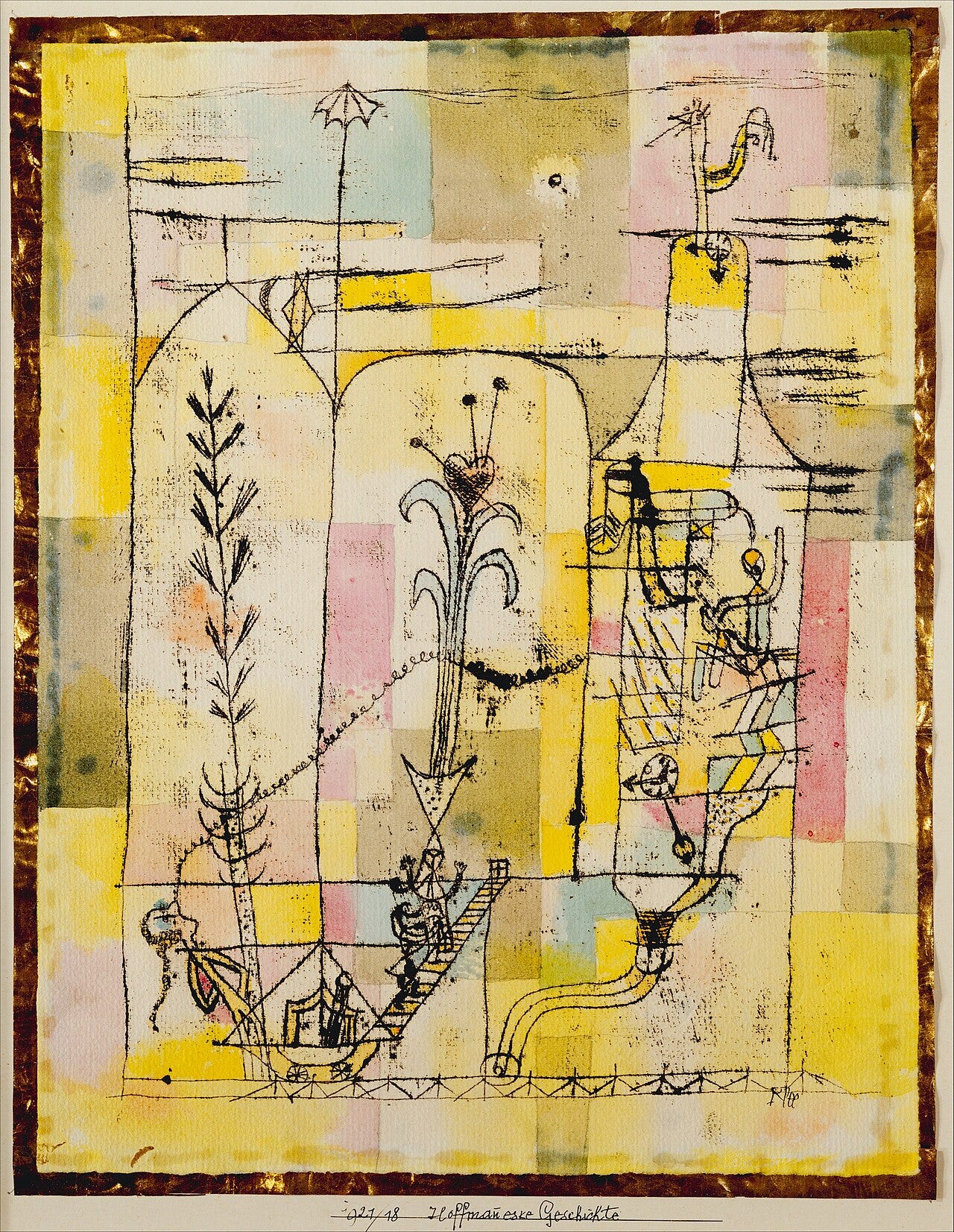 Paul Klee, Tale a la Hoffmann, 1921 Paul Klee, Tale a la Hoffmann, 1921